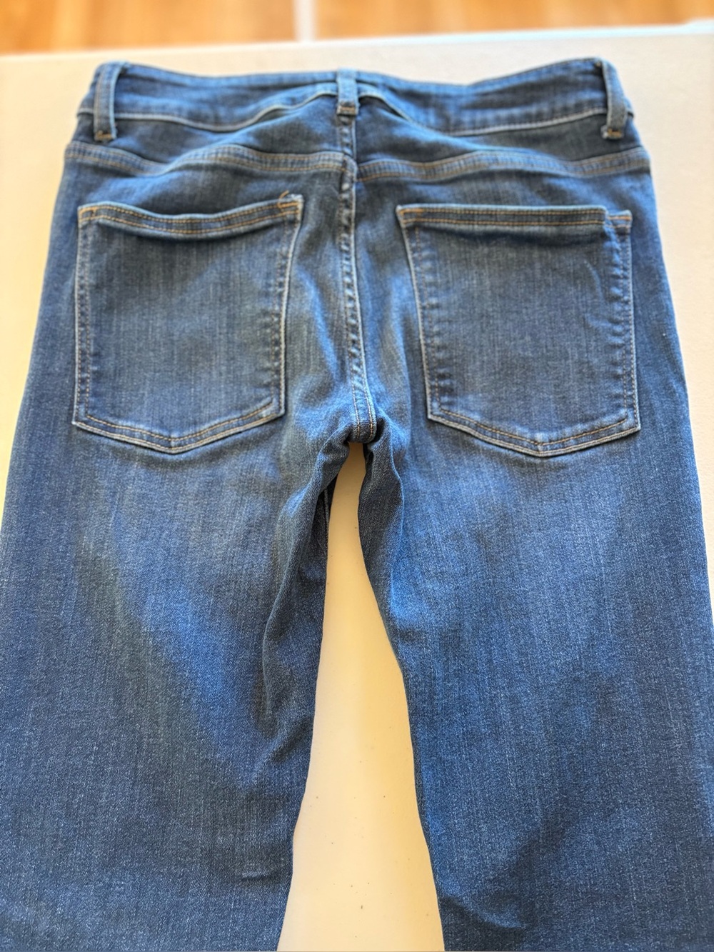 Warp + Weft Women's Dark Blue PDX Portland Bootcut Piedmont Jeans NWOT